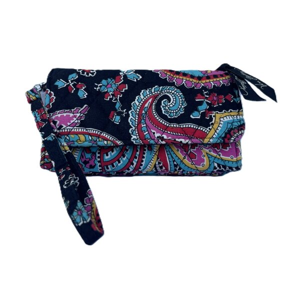 Vera Bradley Wristlet Wallet, Parisian Paisley - Picture 6 of 7